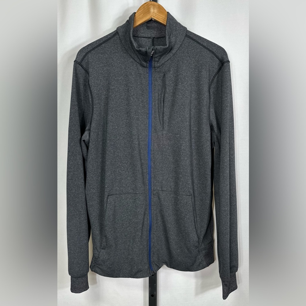 Lululemon Men's Large PrePost Jacket Heathered Black (First Release) Full Zip